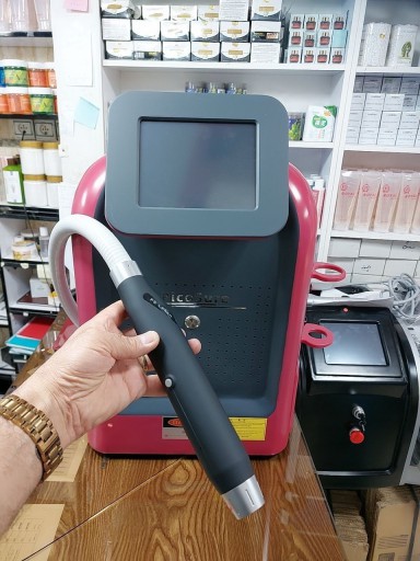 دستگاه لیزر پیکوشور حذف تاتو و ریمور با کربن تراپی و پوست گرید A اصلی جدید